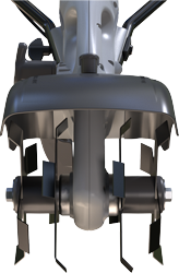 ATOM 715 4-TINE BATTERY TILLER