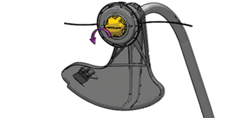 ATOM 615 BATTERY STRING TRIMMER