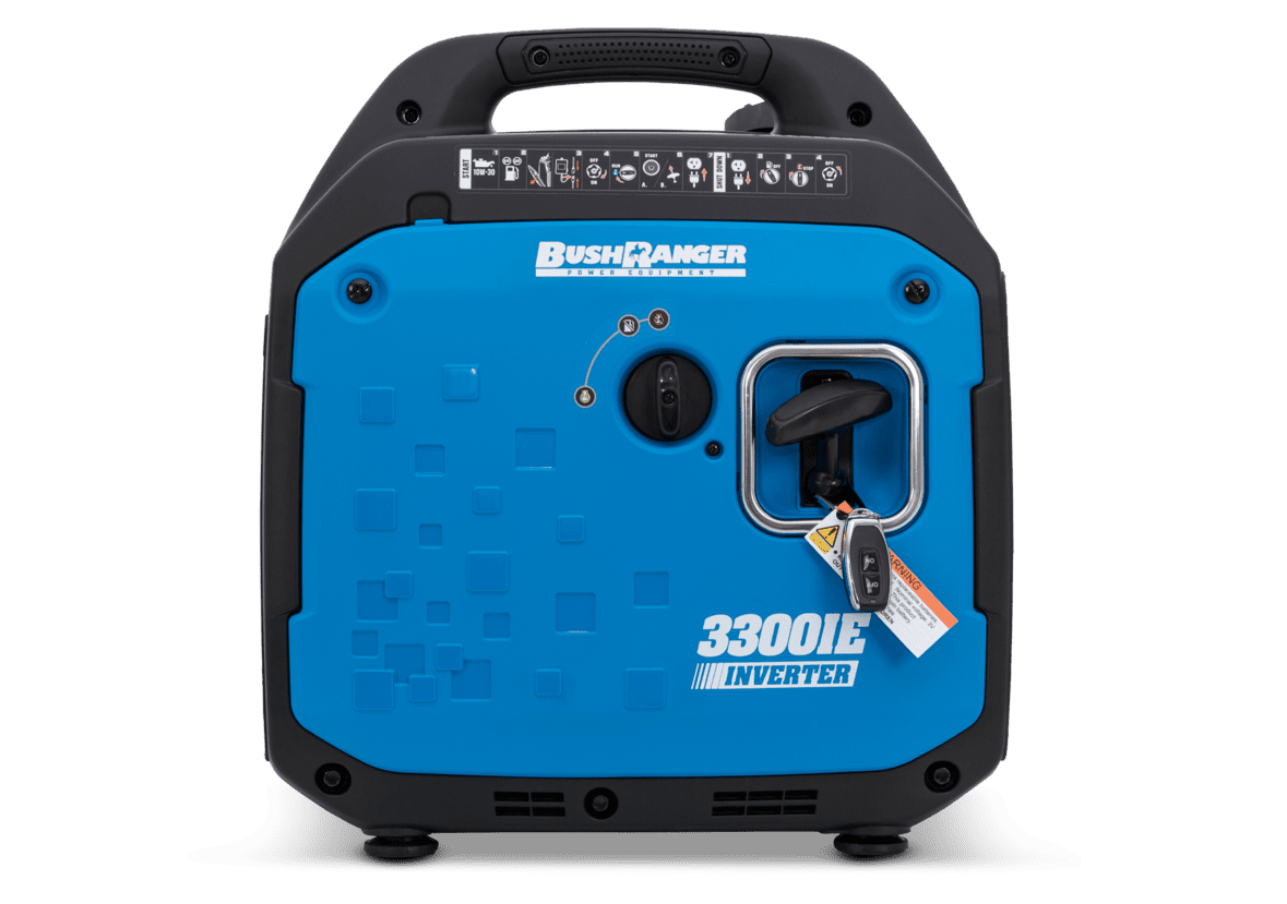 Bushranger 3300IE Inverter Cassette/Suitcase Style Generator w' Remote Electric Start
