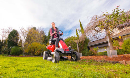 Rover Micro Rider Compact Ride-On Mower for Small Yards and Gardens