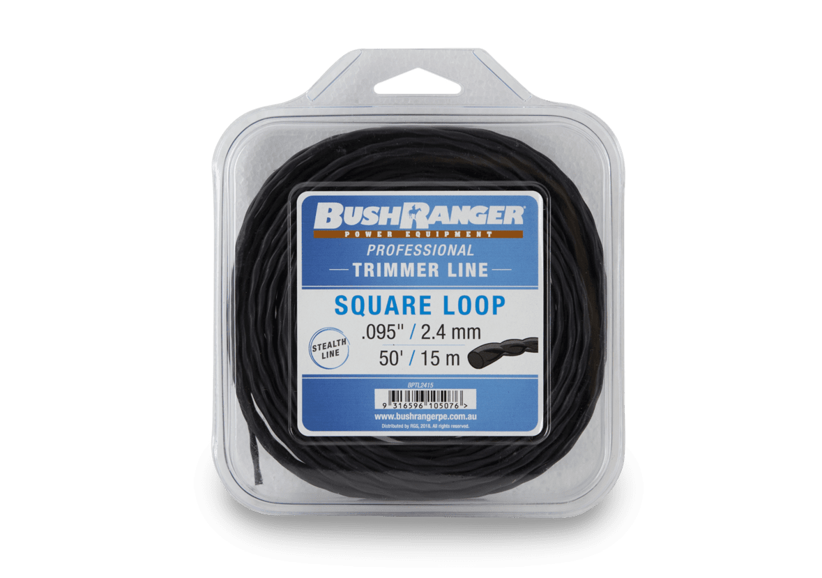 Bushranger Trimmer Line 2.4mm 15m Square Loop