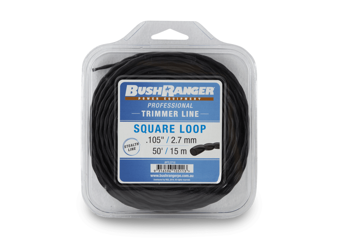 Bushranger Trimmer Line 2.7mm 15m Square Loop