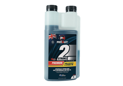 LUB6005S: 1 Litre PROKUT™ Semi-Synthetic Ash Free 2-Stroke Oil - Chamber Pack Bottle